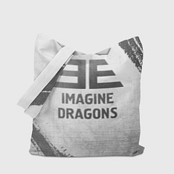 Сумка-шоппер Imagine Dragons - white gradient