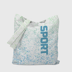 Сумка-шоппер Sport бело-голубой