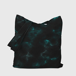 Сумка-шоппер Color black turquoise