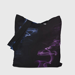 Сумка-шопер Color black blue pink, цвет: 3D-принт