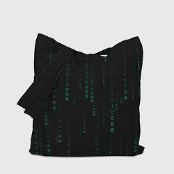 Сумка-шоппер Color black turquoise