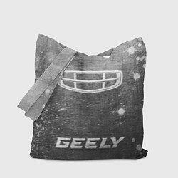 Сумка-шоппер Geely - grey gradient по-центру
