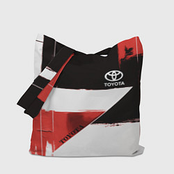 Сумка-шопер Toyota логотип, цвет: 3D-принт