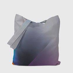 Сумка-шоппер Color grey with stripes