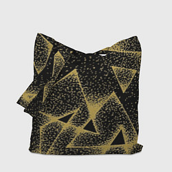 Сумка-шоппер Triangle yellow with dots
