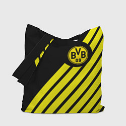 Сумка-шопер Borussia geometry yellow, цвет: 3D-принт