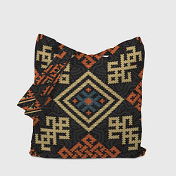 Сумка-шоппер Древний узор с защитными символами