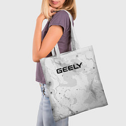 Сумка-шопер Geely светло-серый, цвет: 3D-принт — фото 2