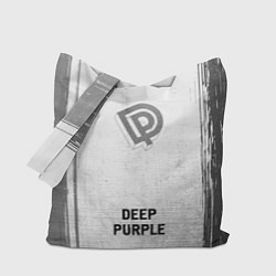Сумка-шопер Deep Purple - white gradient по-центру, цвет: 3D-принт