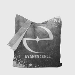 Сумка-шопер Evanescence - grey gradient, цвет: 3D-принт