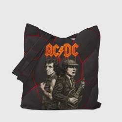 Сумка-шоппер ACDC спинами друг другу