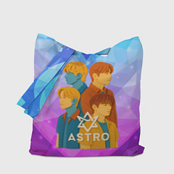 Сумка-шоппер Astro объемная аппликация