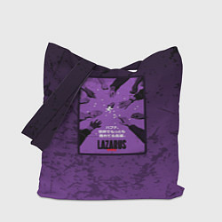 Сумка-шопер Lazarus: Violet Pattern, цвет: 3D-принт