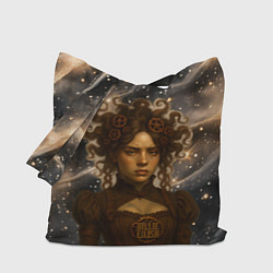 Сумка-шоппер Билли Айлиш с элементами механики