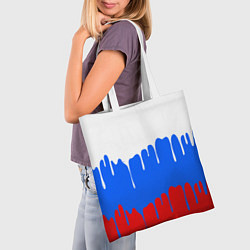 Сумка-шопер Патриот - флаг, цвет: 3D-принт — фото 2