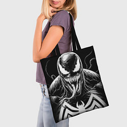 Сумка-шопер Веном эпичный, цвет: 3D-принт — фото 2