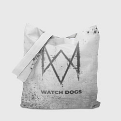 Сумка-шоппер Watch Dogs - white gradient