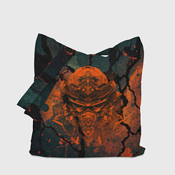 Сумка-шоппер Шлем кибернетического самурая