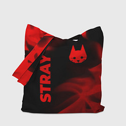 Сумка-шопер Stray - red gradient вертикально, цвет: 3D-принт