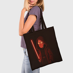 Сумка-шопер Рик - владыка ситх, цвет: 3D-принт — фото 2