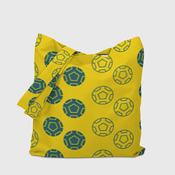 Сумка-шоппер Ряды из спортивных мячей