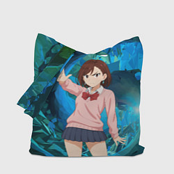 Сумка-шопер Сиратори Айра - знак стоп, цвет: 3D-принт