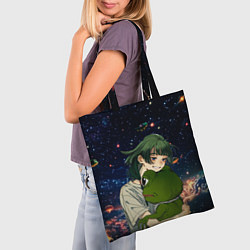 Сумка-шопер МаоМао и Лягушонок Пепе - Монолог Фармацевта, цвет: 3D-принт — фото 2