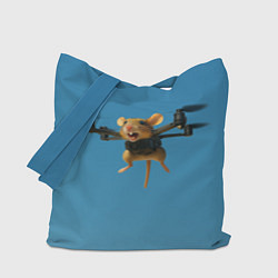 Сумка-шопер Маусини Кводрокоптини мем, цвет: 3D-принт