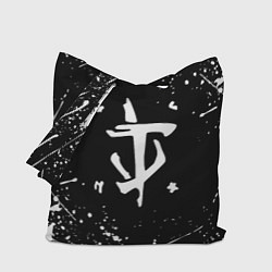 Сумка-шоппер Doom краски белые