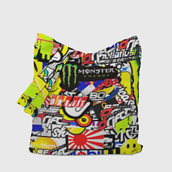 Сумка-шоппер Monster energy брендовый стиль