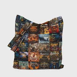 Сумка-шоппер Sabaton - обложки альбомов и песен