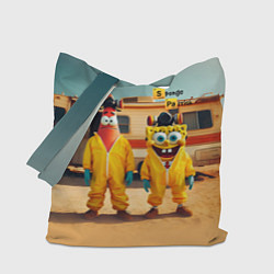 Сумка-шопер Spomge Bob and Patrick Star - Breaking bad, цвет: 3D-принт