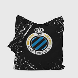 Сумка-шоппер Брюгге белые краски всплеск