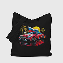 Сумка-шопер Mercedes amg, цвет: 3D-принт