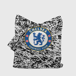 Сумка-шопер Челси штрихи красок, цвет: 3D-принт