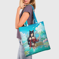 Сумка-шопер Ahri League of Legends, цвет: 3D-принт — фото 2
