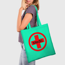 Сумка-шопер Medic, цвет: 3D-принт — фото 2