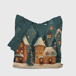 Сумка-шоппер Сказочный Новогодний городок
