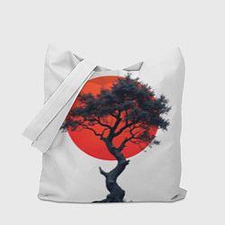 Сумка-шоппер Японское дерево и солнце