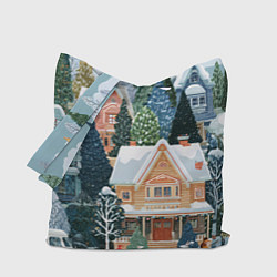 Сумка-шоппер Новогодний елочный двор