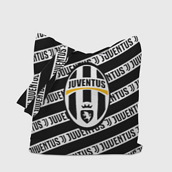 Сумка-шопер Ювентус полосы линии спорт, цвет: 3D-принт