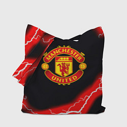 Сумка-шоппер Манчестер Юнайтед шторм молнии