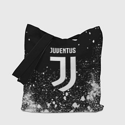 Сумка-шоппер Ювентус всплеск белых красок