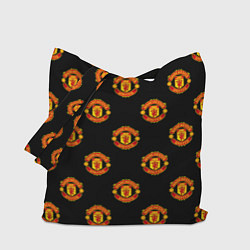 Сумка-шопер Manchester United Pattern, цвет: 3D-принт