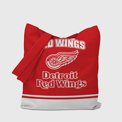 Сумка-шопер Detroit red wings, цвет: 3D-принт