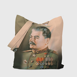 Сумка-шопер Иосиф Сталин, цвет: 3D-принт