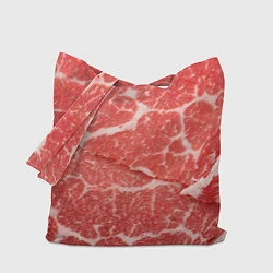 Сумка-шопер Кусок мяса, цвет: 3D-принт