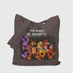 Сумка-шопер Five Nights At Freddy's, цвет: 3D-принт