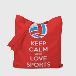 Сумка-шоппер Keep Calm & Love Volleyball