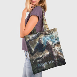 Сумка-шопер Dark Souls, цвет: 3D-принт — фото 2